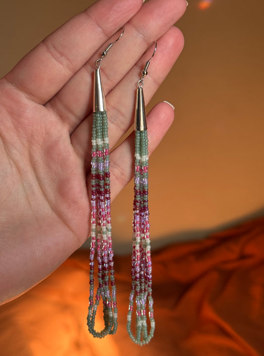 Pastel Drop Cone Earrings