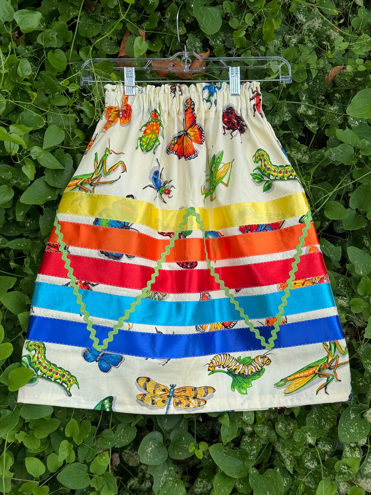Childs Bug Print Ribbon Skirt