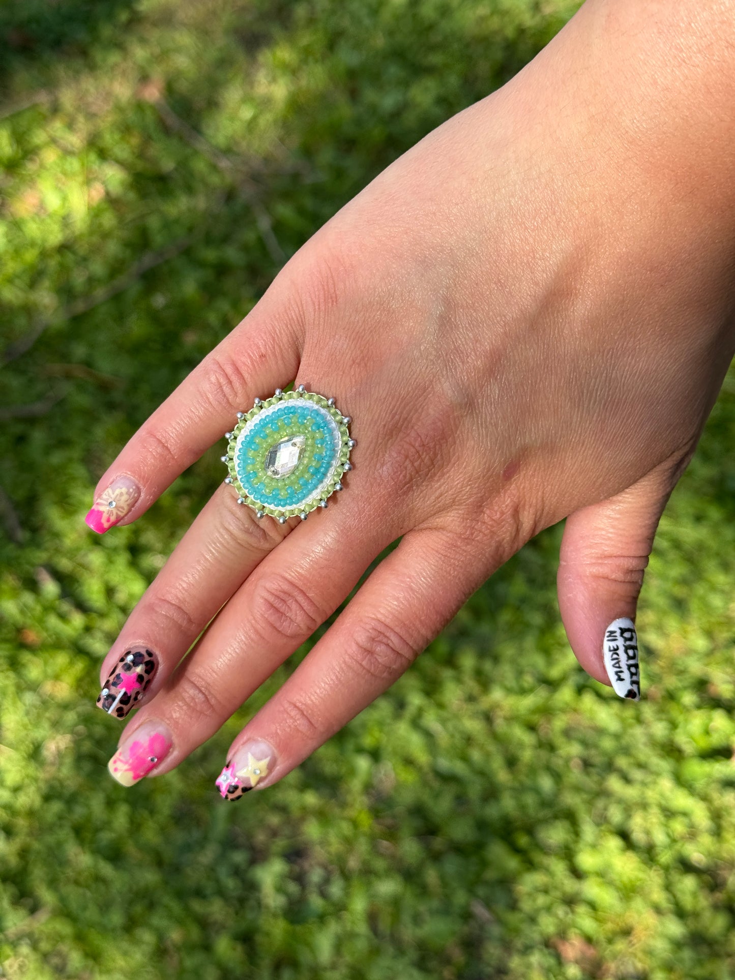 Small Beaded Ring