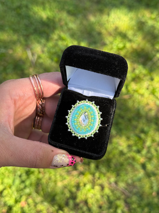 Small Beaded Ring