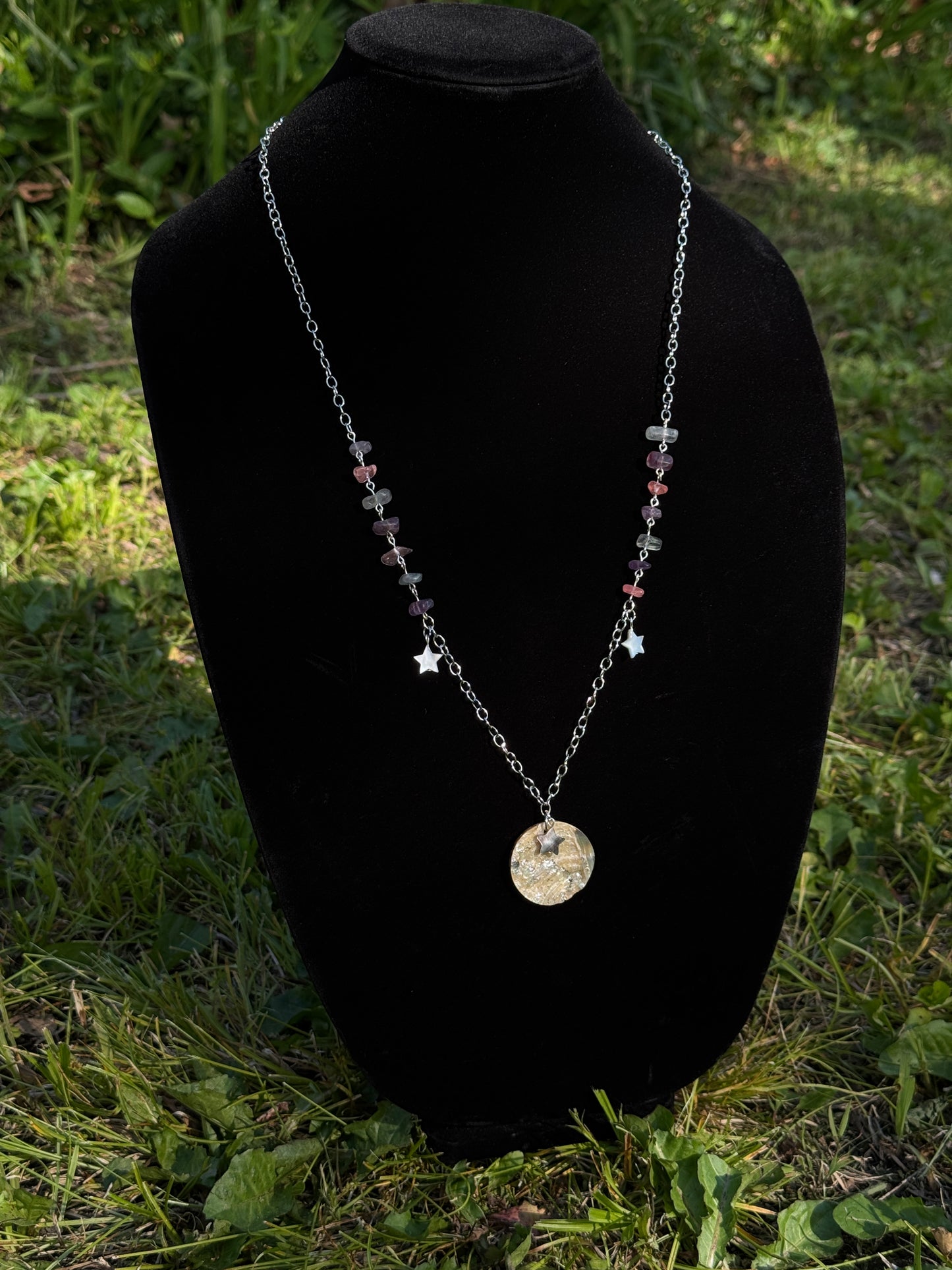 Celestial Shell Pendant Necklace