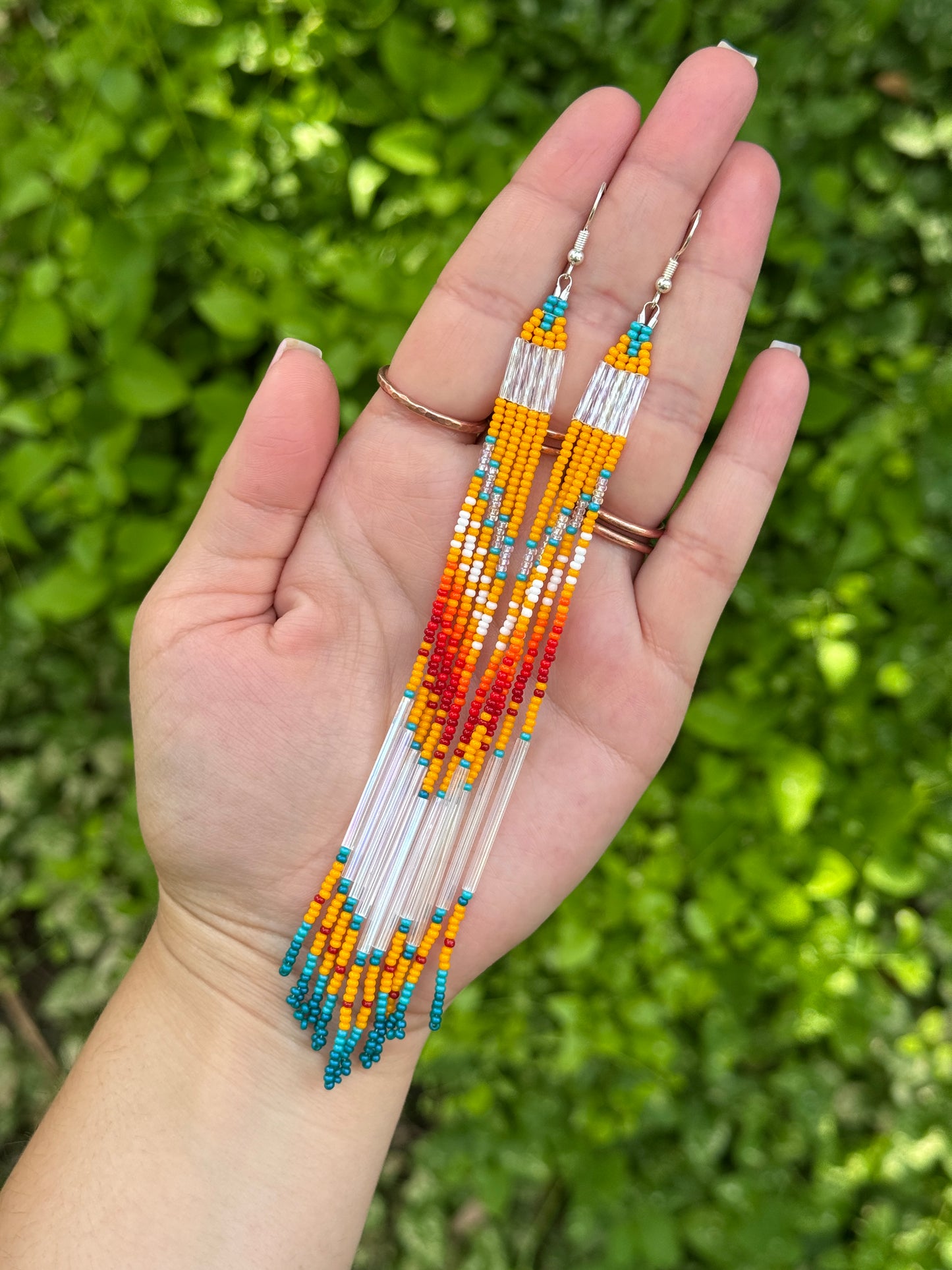 Long Fringe Earrings