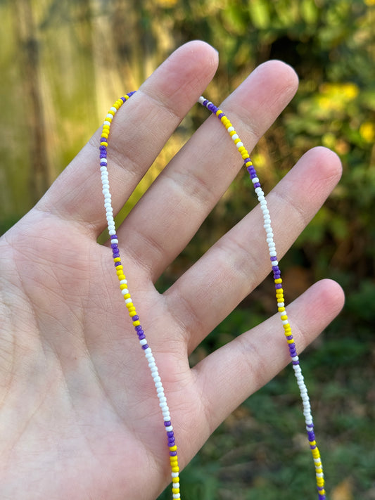 Single Strand Beaded Necklace - Haskell Colors