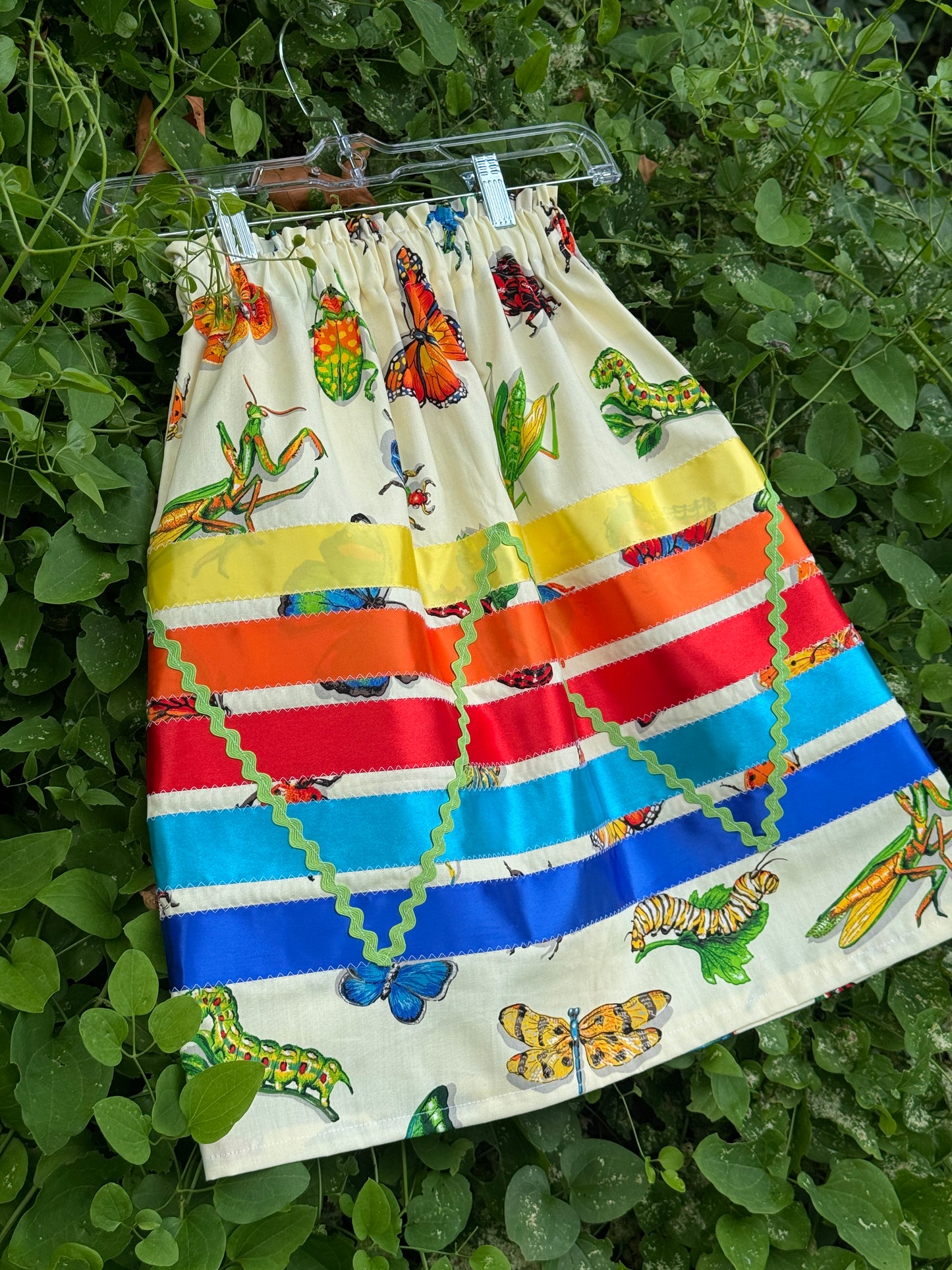 Childs Bug Print Ribbon Skirt
