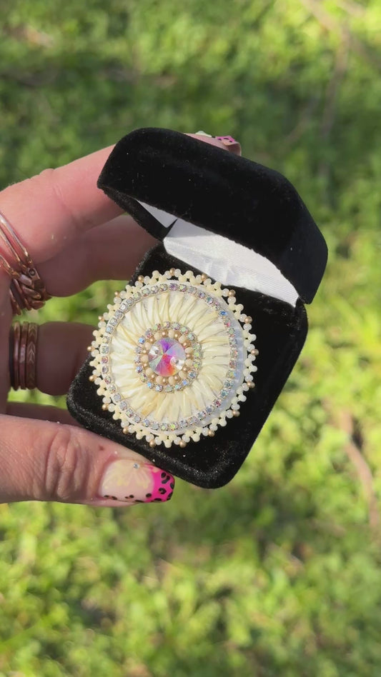 Quillwork Beaded Ring